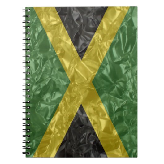 Jamaicaanse vlag - Kreukelen Notitieboek (Voorkant)