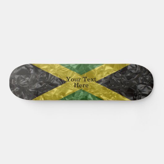 Jamaicaanse vlag - Kreukelen Persoonlijk Skateboard (Horizontaal)