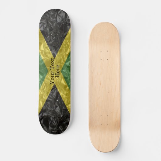 Jamaicaanse vlag - Kreukelen Persoonlijk Skateboard (Voorkant)