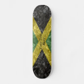 Jamaicaanse vlag - Kreukelen Persoonlijk Skateboard (Voorkant)
