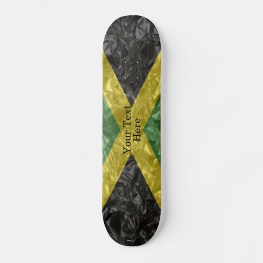 Jamaicaanse vlag - Kreukelen Persoonlijk Skateboard (Voorkant)