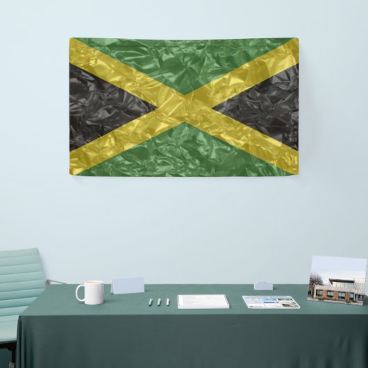 Jamaicaanse vlag - Kreukelen Spandoek (Beurs)