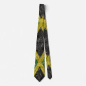 Jamaicaanse vlag - Kreukelen Stropdas (Voorkant)
