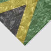 Jamaicaanse vlag - Kreukelen Tissuepapier (Detail)