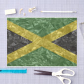 Jamaicaanse vlag - Kreukelen Tissuepapier (Craft)