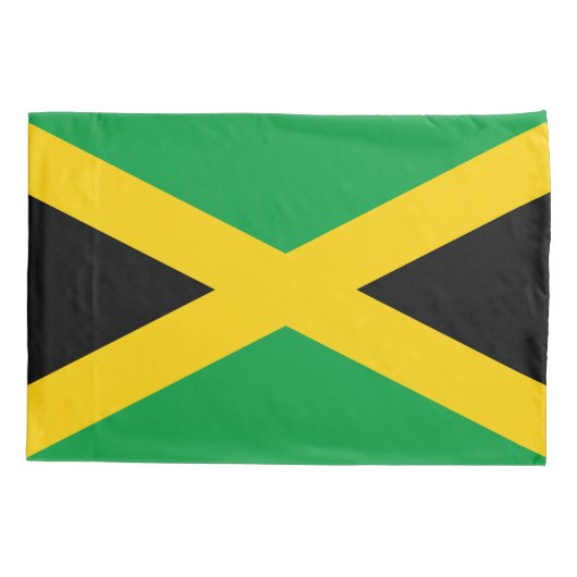 Jamaicaanse vlag kussensloop (Achterkant)