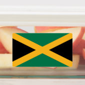 Jamaicaanse vlag labels (Aangebracht)