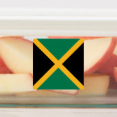 Jamaicaanse vlag labels (Aangebracht)