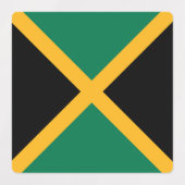Jamaicaanse vlag labels (Design 1)