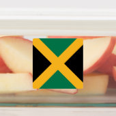 Jamaicaanse vlag labels (Aangebracht)