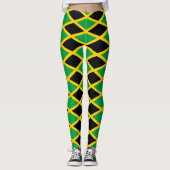 Jamaicaanse vlag leggings (Voorkant)