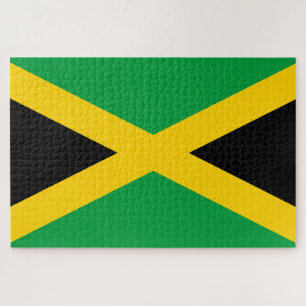Jamaicaanse vlag legpuzzel