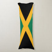 Jamaicaanse vlag lichaamskussen (Voorkant Verticaal)
