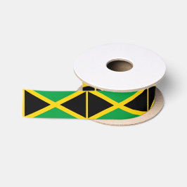 Jamaicaanse vlag lint, Jamaica mode /sport Satijnen Lint