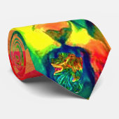 Jamaicaanse vlag Lion Roar! Stropdas (Opgerold)