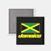 Jamaicaanse vlag magneet (Voorkant / Achterkant)