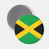 Jamaicaanse vlag magneet (Voorkant / Achterkant)