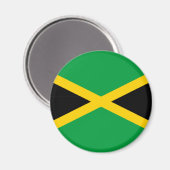 Jamaicaanse vlag magneet (Voorkant / Achterkant)
