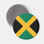 Jamaicaanse vlag magneet (Voorkant / Achterkant)