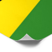 Jamaicaanse vlag met Jamaica Word World Flags Poster (Hoek)