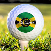 Jamaicaanse vlag Monogram Golfballen