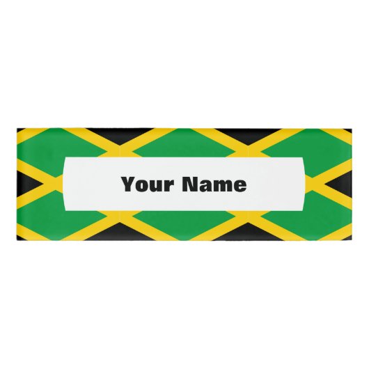 Jamaicaanse vlag naambadge (Voorkant)