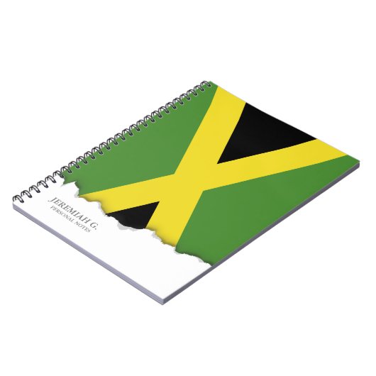Jamaicaanse vlag notitieboek (Linkerzijde)