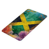 Jamaicaanse vlag onder water magneet (Linkerzijde)
