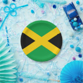 Jamaicaanse vlag papieren bordje (Feest)