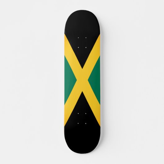 Jamaicaanse vlag persoonlijk skateboard (Voorkant)
