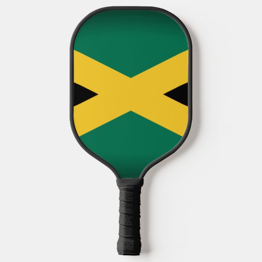 Jamaicaanse vlag pickleball paddle (Achterkant)
