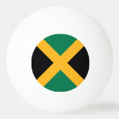 Jamaicaanse vlag pingpongbal (Achterkant)