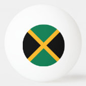Jamaicaanse vlag pingpongbal (Achterkant)