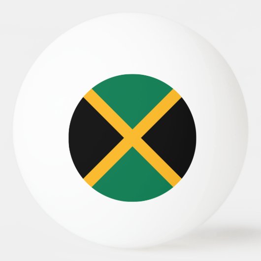 Jamaicaanse vlag pingpongbal (Voorkant)