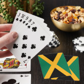 Jamaicaanse vlag pokerkaarten (Insitu)