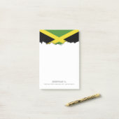 Jamaicaanse vlag post-it® notes (Op bureau)