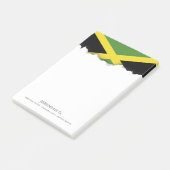 Jamaicaanse vlag post-it® notes (Schuin)
