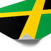 Jamaicaanse vlag poster (Hoek)
