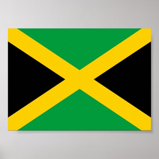 Jamaicaanse vlag poster (Voorkant)
