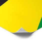 Jamaicaanse vlag poster (Hoek)