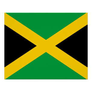 Jamaicaanse vlag poster