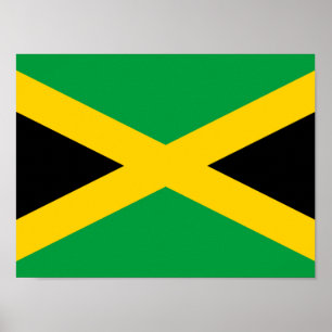 Jamaicaanse vlag poster