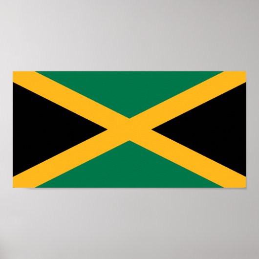 Jamaicaanse vlag poster (Voorkant)