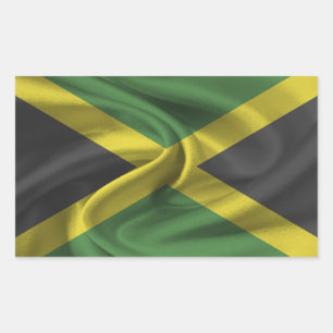 Jamaicaanse vlag rechthoekige sticker