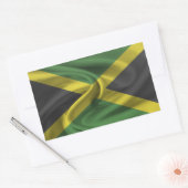 Jamaicaanse vlag rechthoekige sticker (Envelop)