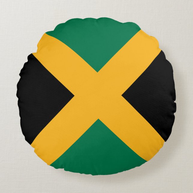 Jamaicaanse vlag rond kussen (Voorkant)