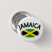 Jamaicaanse vlag ronde button 3,2 cm (Voorkant /achterkant)