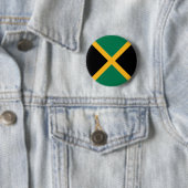 Jamaicaanse vlag ronde button 5,7 cm (In situ)