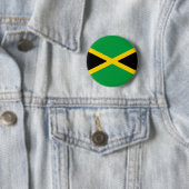 Jamaicaanse vlag ronde button 5,7 cm (In situ)