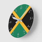 Jamaicaanse vlag ronde klok (Hoek)